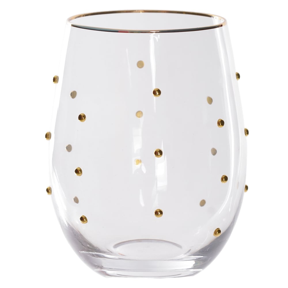 COPO VIDRO 520ML 520ml (DOURADO) 12X9,7cm