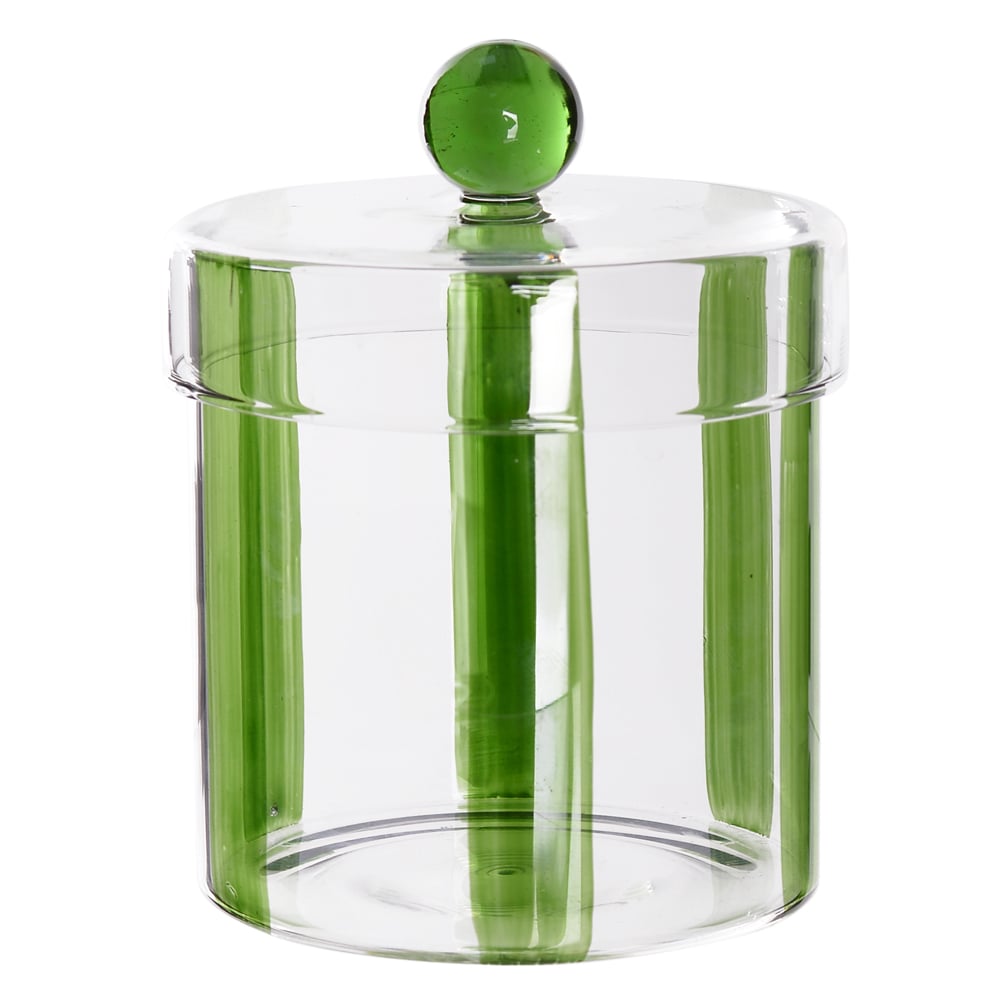 POTE DE VIDRO 600,00 ML 600ml (VERDE) 13X10,3cm