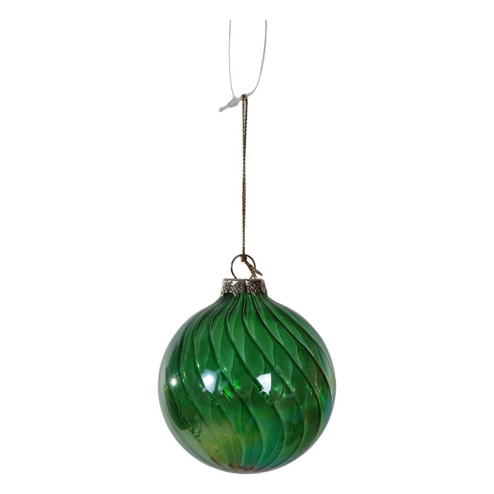 BOLAS DECORADAS VIDRO BOROSSILICATO NATAL (IRIDESCENTE) 8D