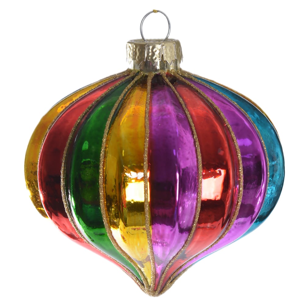 ENFEITE PENDENTE NATAL (COLORIDO) 9,5cm 8D