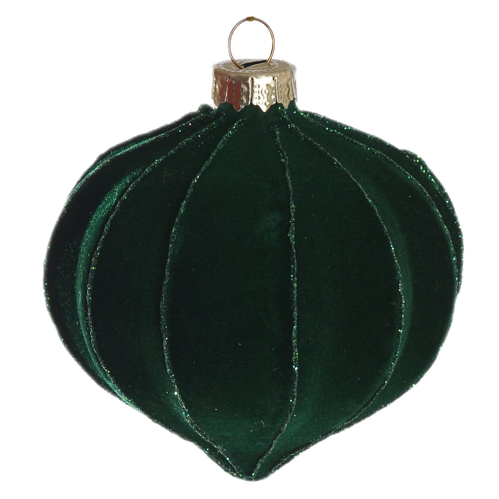 ENFEITE PENDENTE NATAL (VERDE) 9,5cm 8D