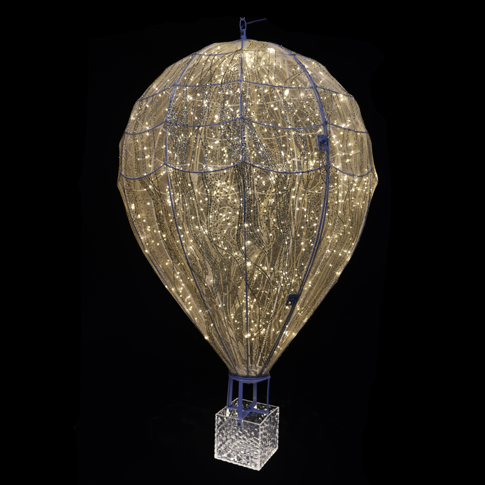 LUZ DECOR BALAO LED BIVOLT (BRANCO QUENTE) 90X60cm