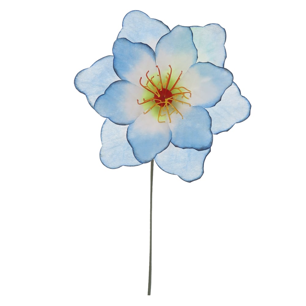 B.PEONIA CABECA X30 (AZUL) 19cm