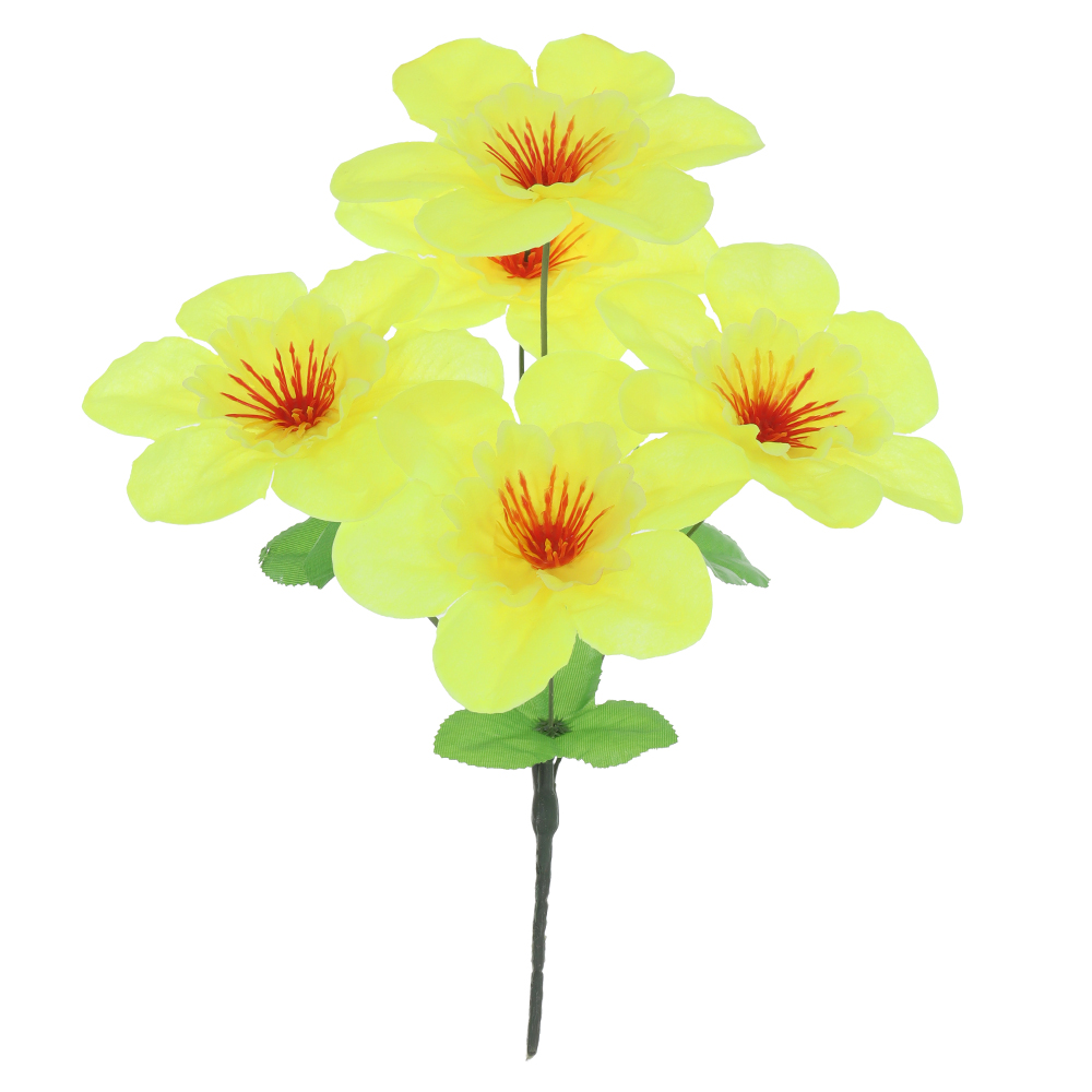 B.PEONIA X5 (AMARELO) 30cm