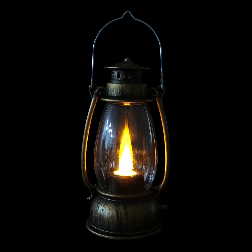 LAMPARINA LED A BATERIA (BRANCO QUENTE) 13,3cm 6D