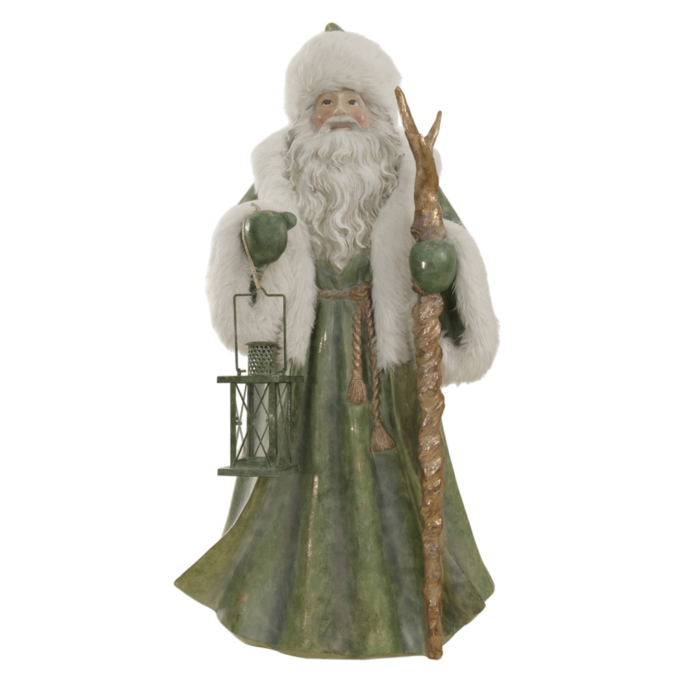 RESINA NATAL PAPAI NOEL (VERDE) 1,22mX49cm