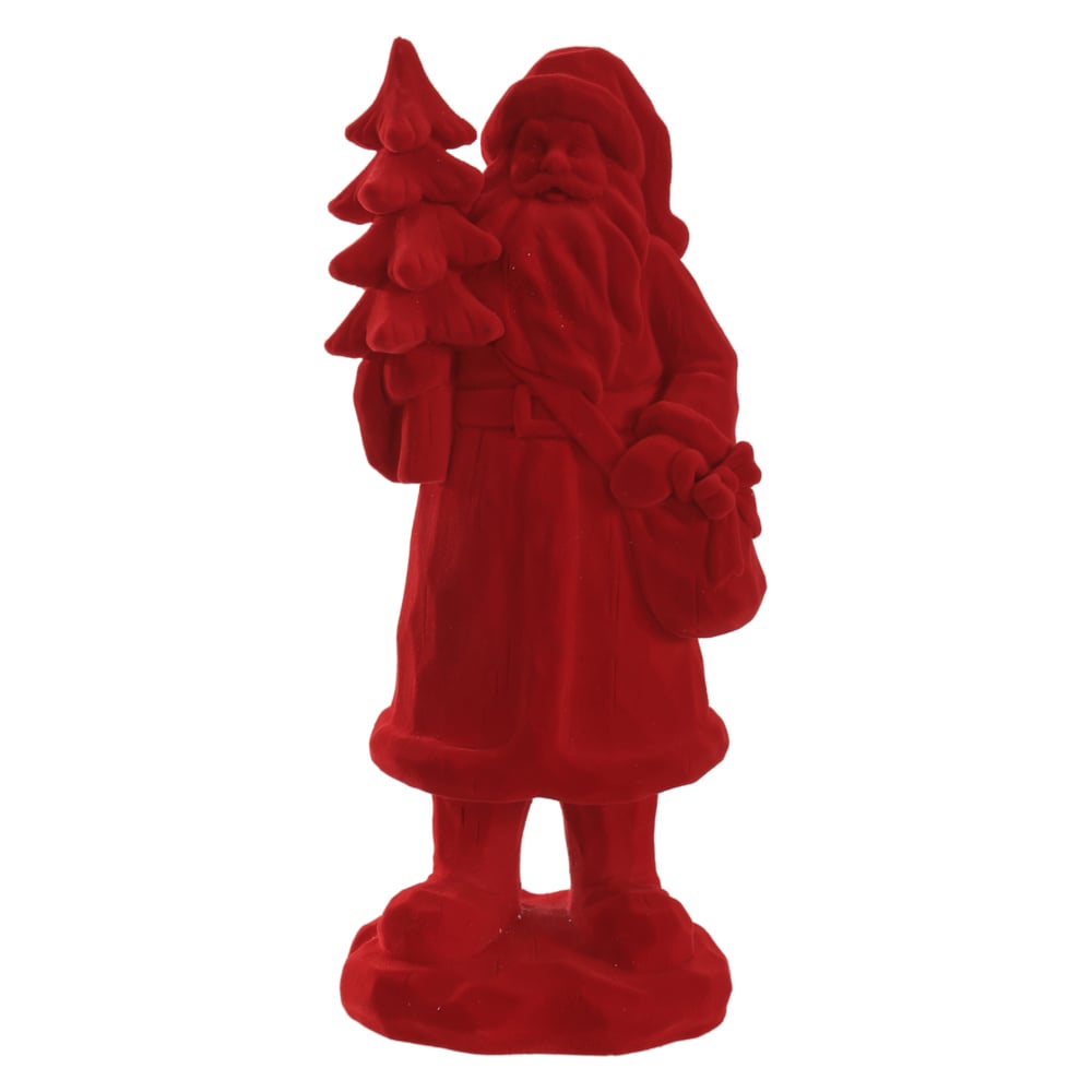 RESINA NATAL ESCULTURA PAPAI NOEL (vermelho) 10,5X26,5cm