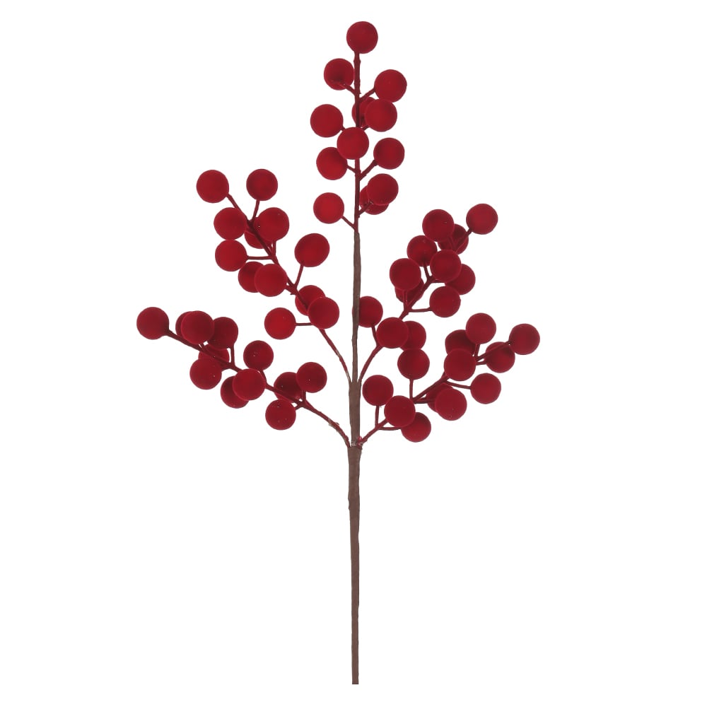 H.BERRY AVELUDADO NATAL (VERMELHO) 43cm