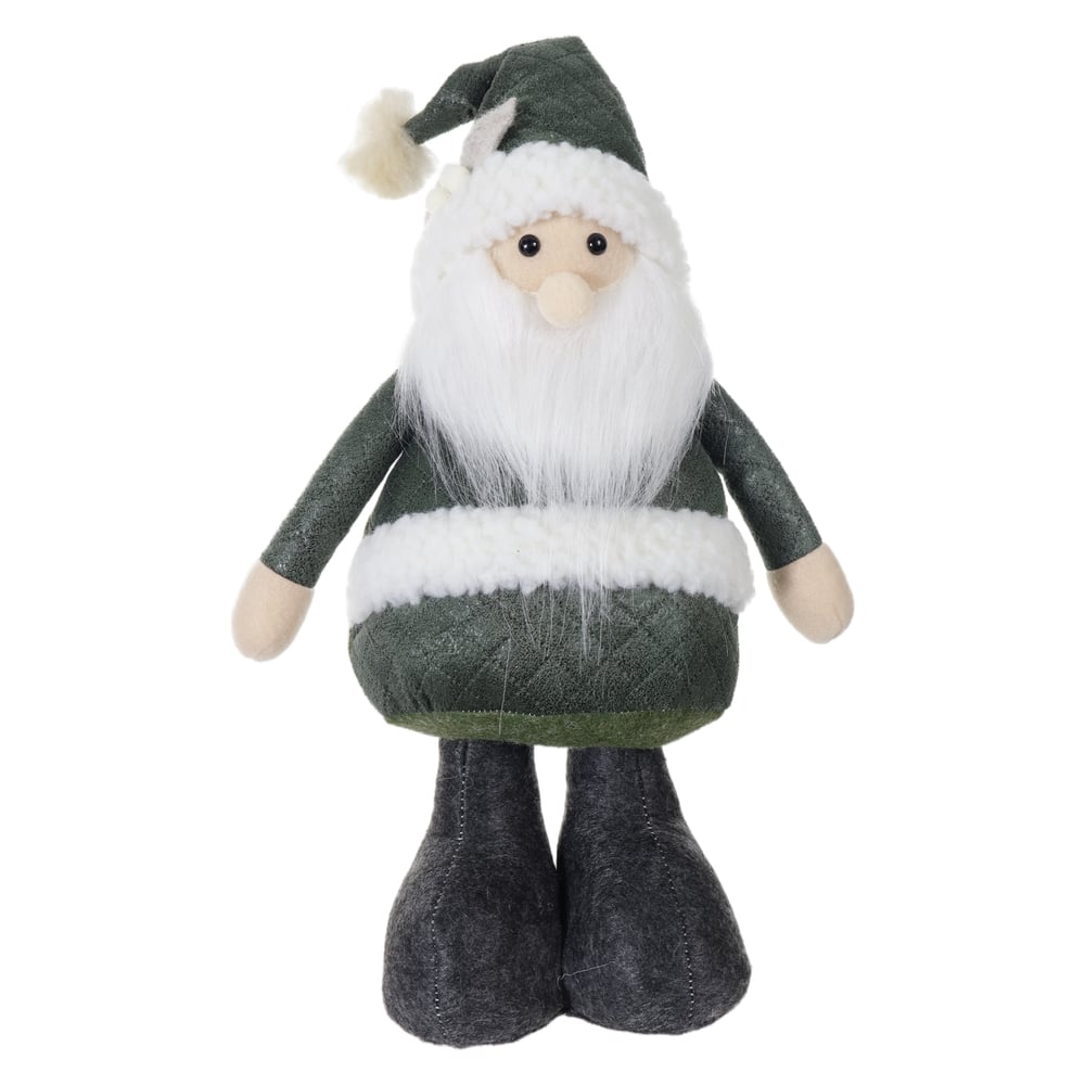 BONECO NATAL NOEL EM PE (VERDE BRANCO) 48cm