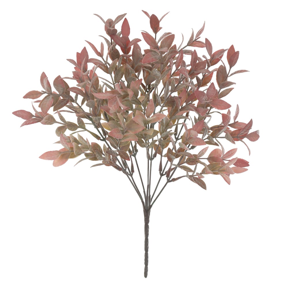 F.FOLHA C/PRINT PLASTICO X7 (MARSALA OUTONO) 35cm