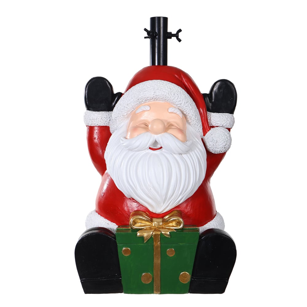 BASE DE ARVORE NATAL NOEL (VERMELHO BRANCO) 54,5X33,5cm