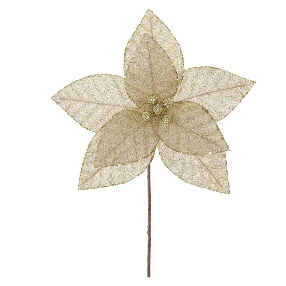 H.BICO DE PAPAGAIO NATAL (DOURADO) 25cm 29d 8P