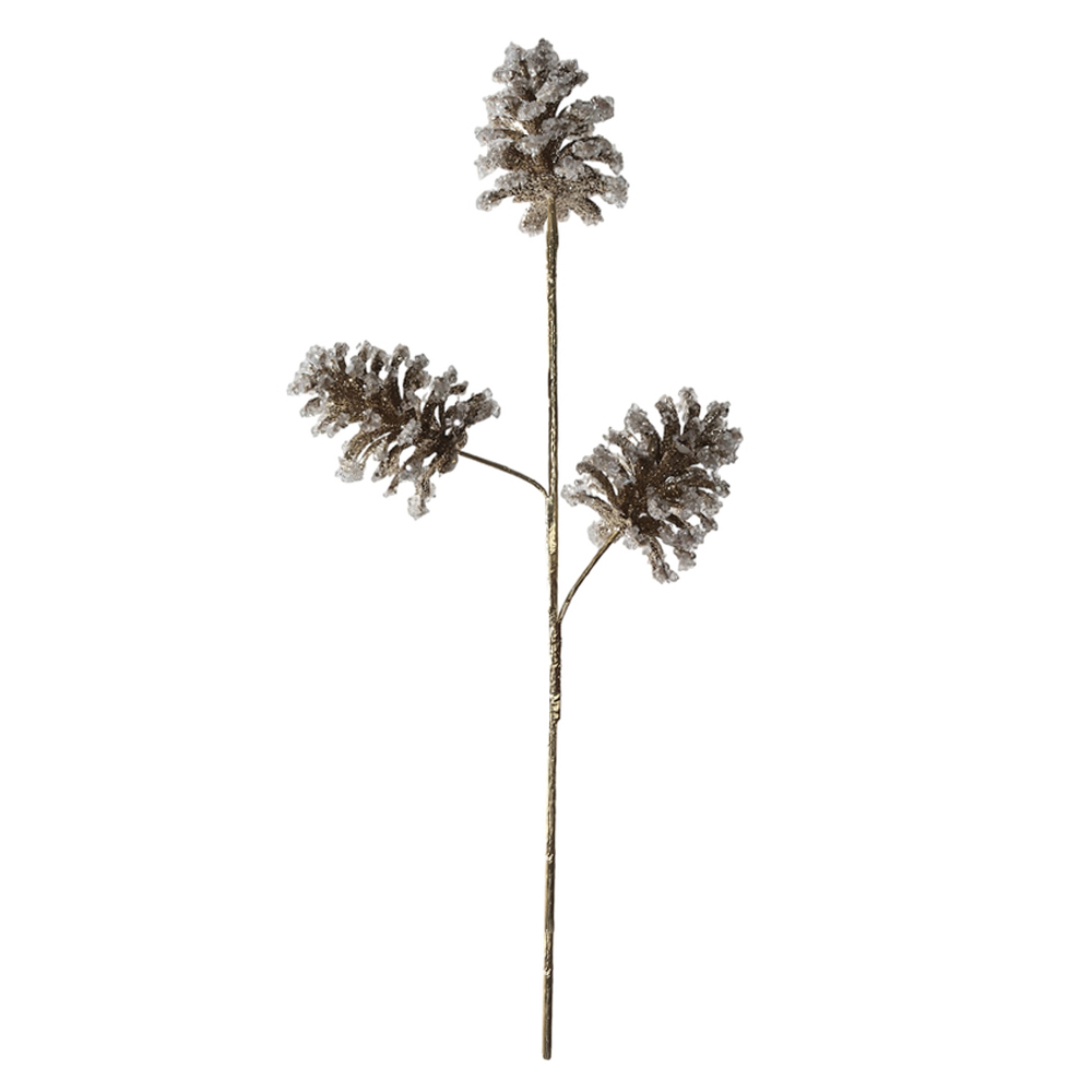 H.PINHA NATAL C/GLITTER (CHAMPANHE) 71cm