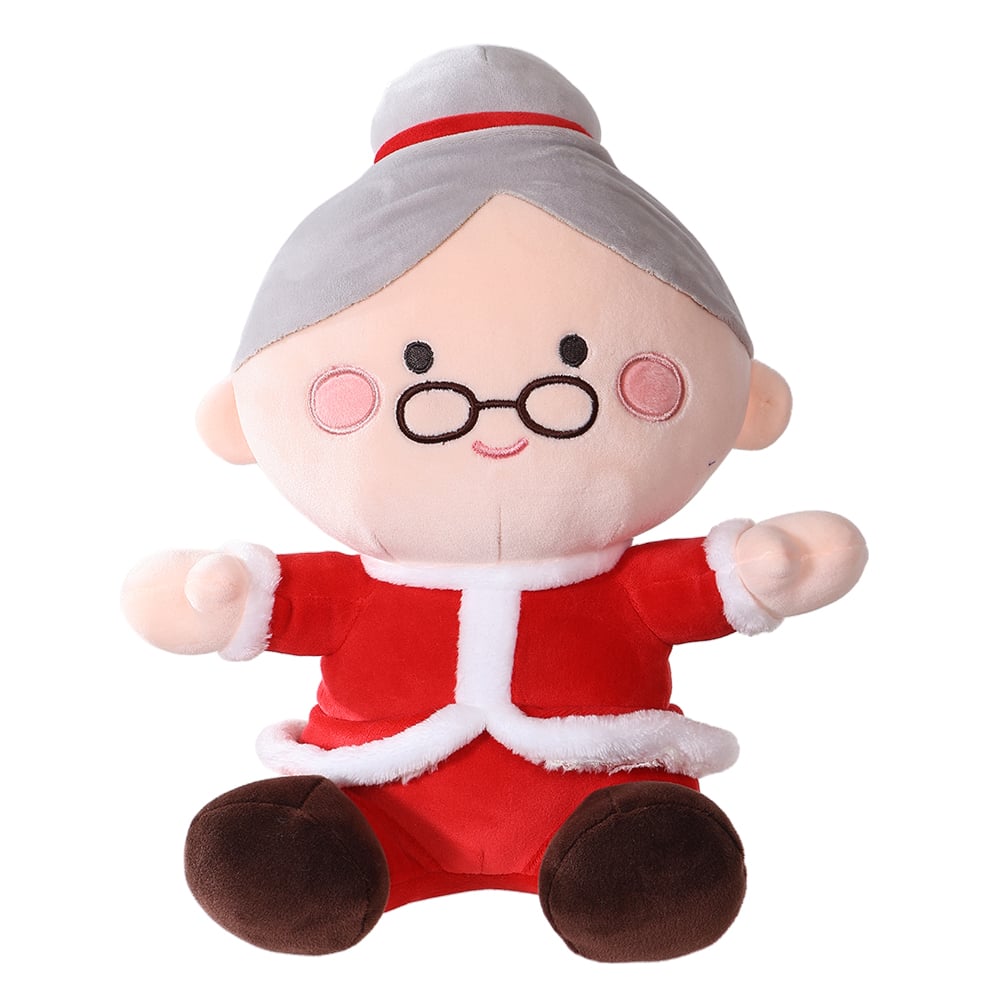 BONECO NATAL MAMAE NOEL (VERMELHO BRANCO) 32cm