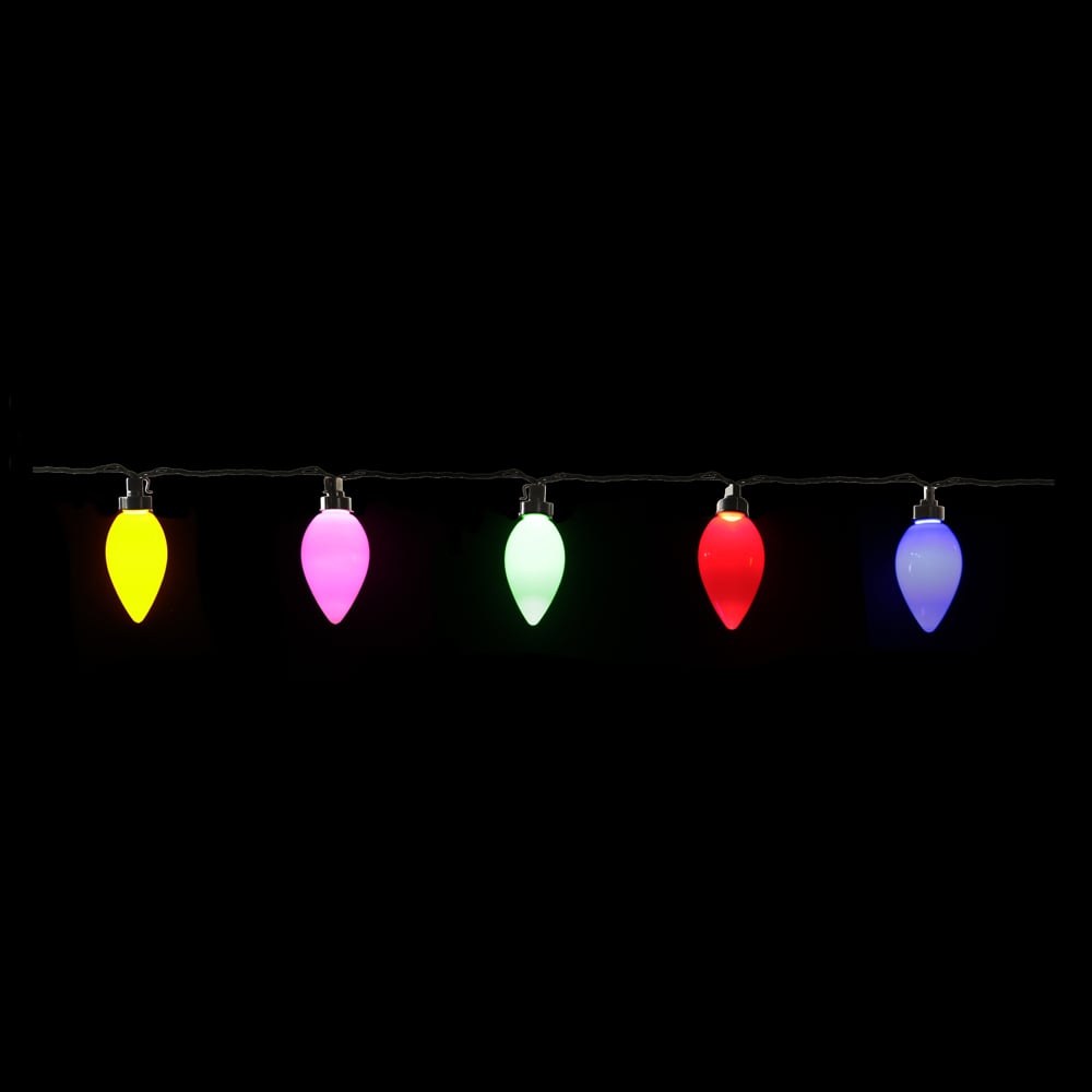 CORDAO DECORATIVO USO EXTERNO 20 LAMPADAS RETRO BIVOLT C/LUZ FIXA (COLORIDO) 9,5
