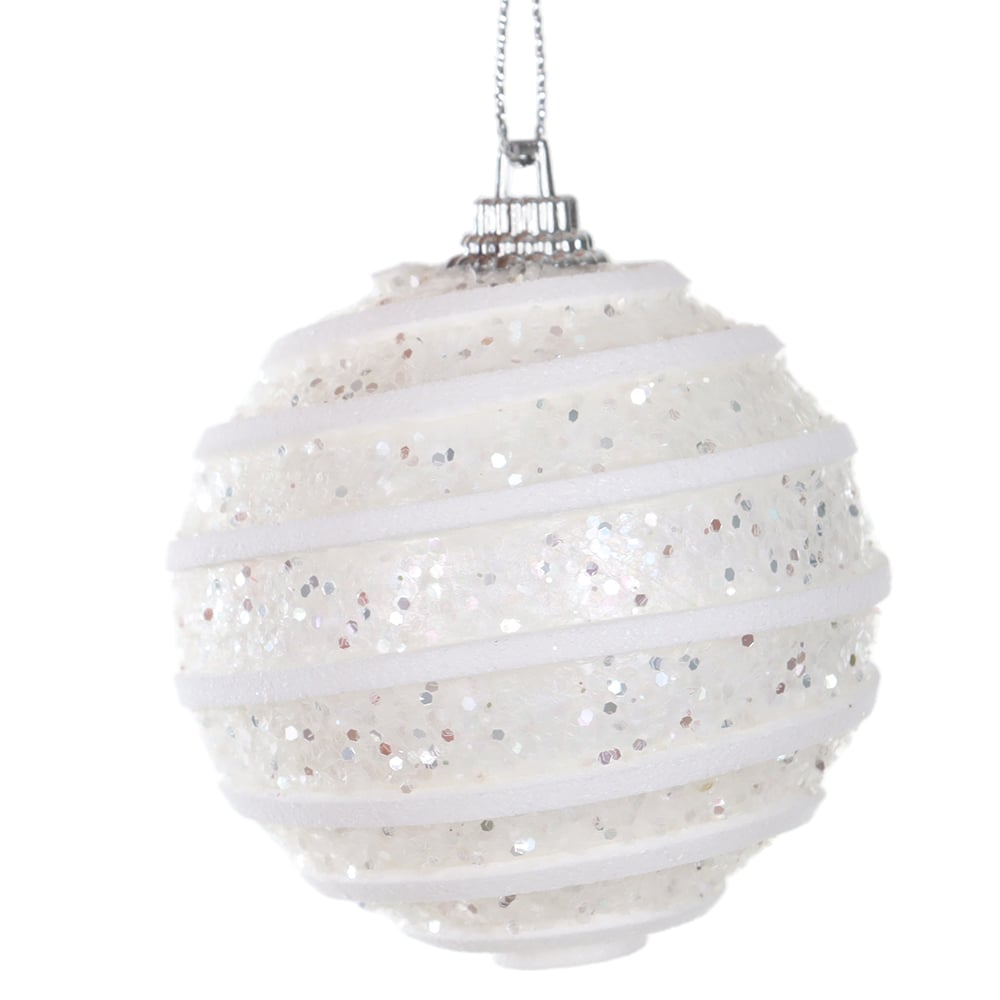 BOLAS DECORADAS C/6 (BRANCO) 6D