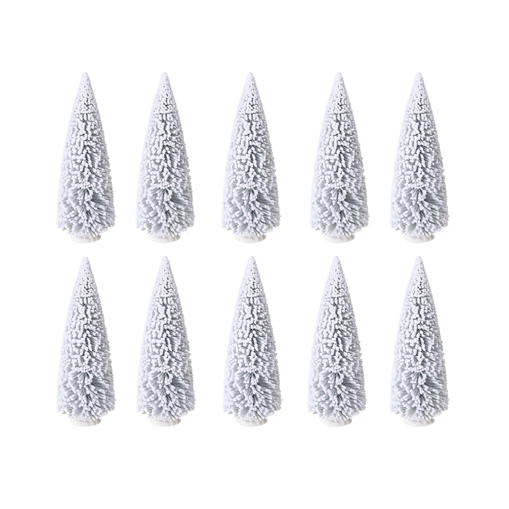 A.MINI ARVORE C/10 PCS (BRANCO) 21,5cm