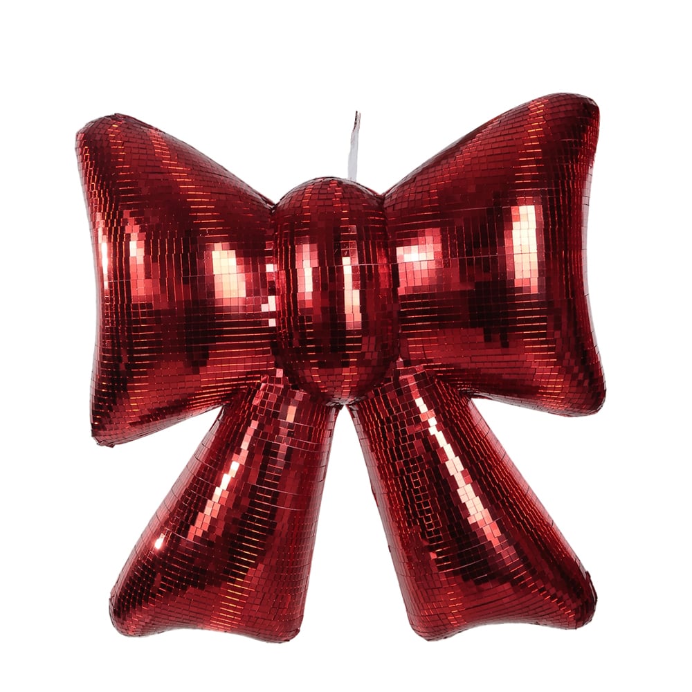 LACO DECORATIVO  LACO NATAL 40,5X7X38,5cm (VERMELHO)