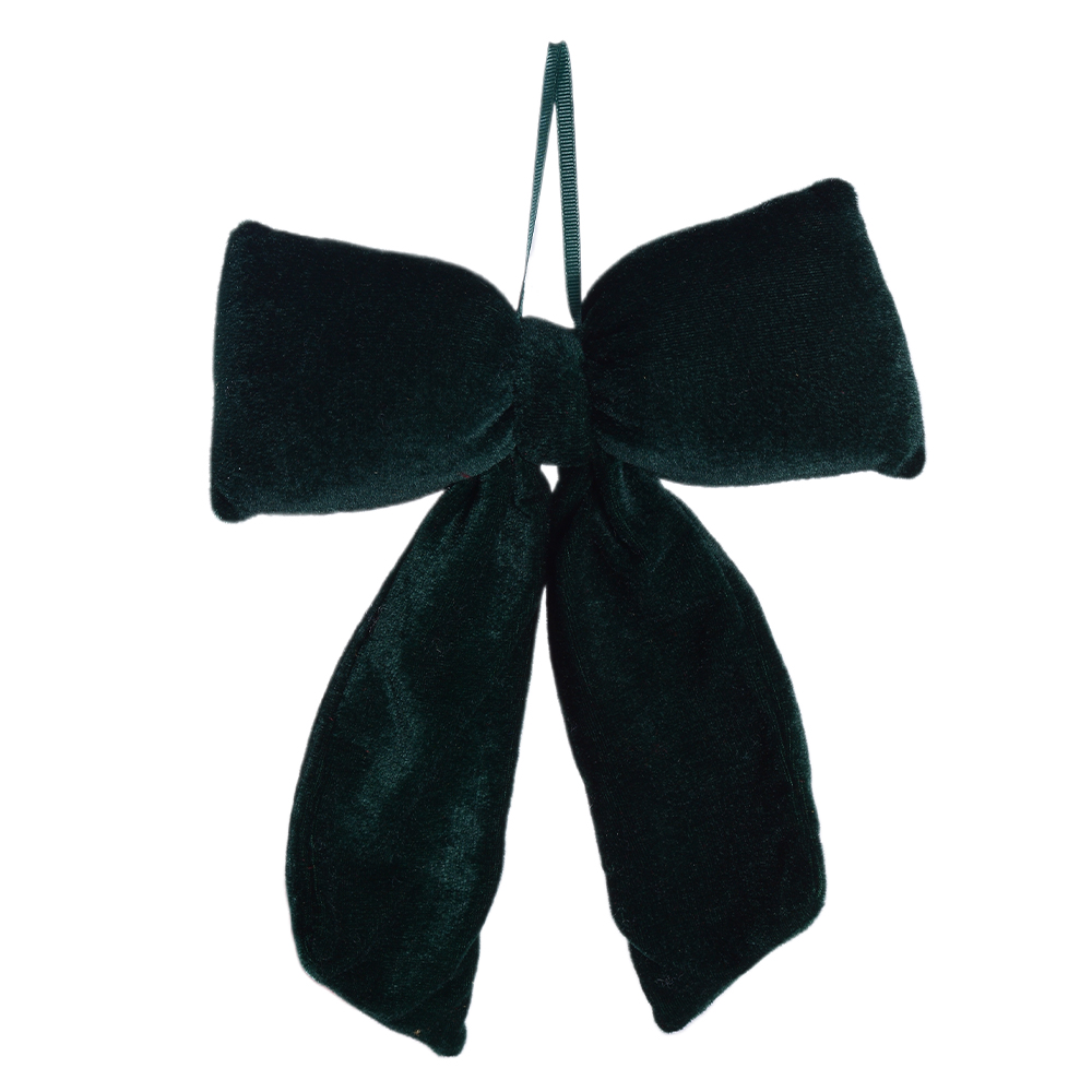 ENFEITE LACO NATAL (VERDE) 28X19cm