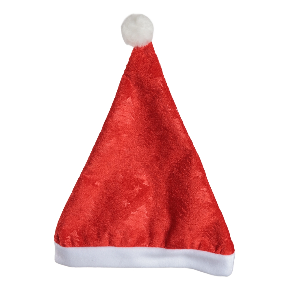 GORRO ARVORE NATAL C/12 (VERMELHO) 38X28cm