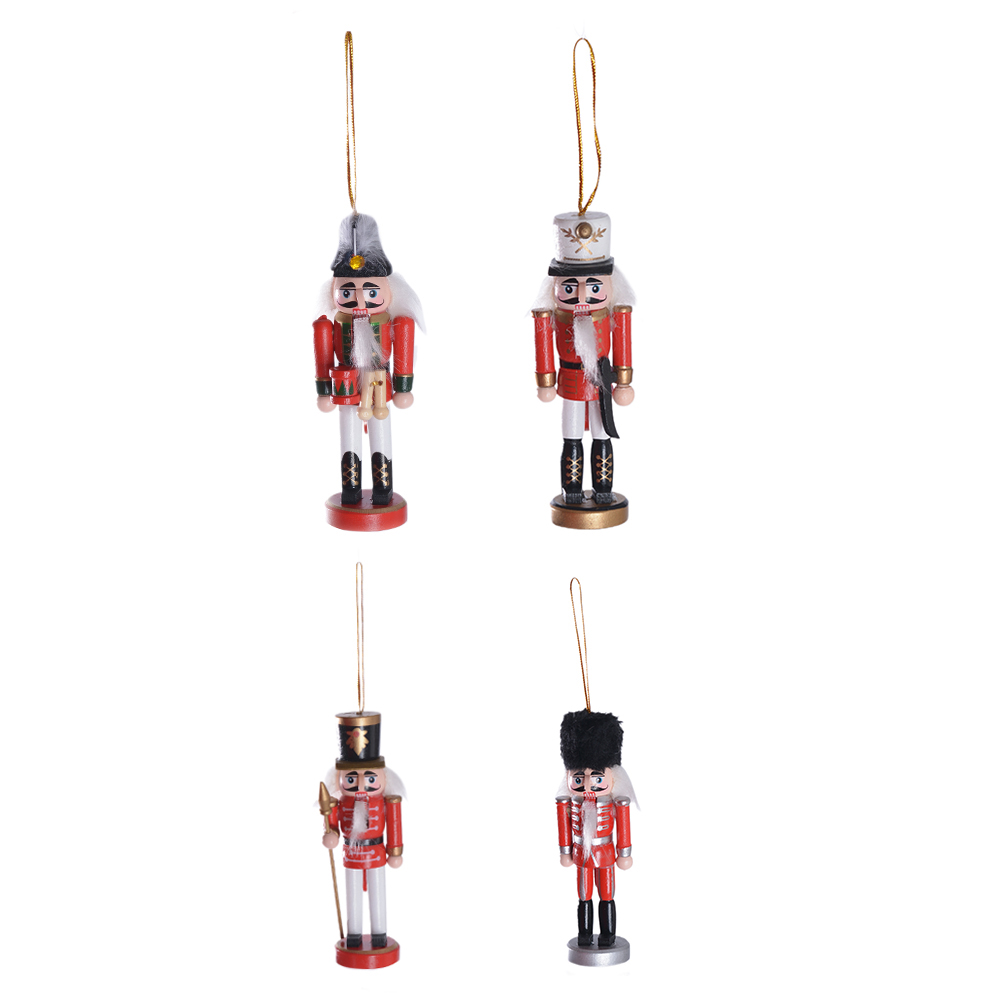 KIT BONECO QUEBRA NOZES NATAL C/4 (VERMELHO BRANCO) 13,5X3,7X19cm