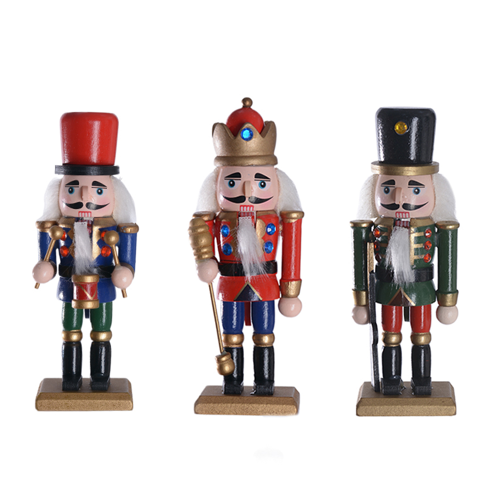 KIT  BONECO QUEBRA NOZES NATAL C/3 16X4X18cm (COLORIDO)