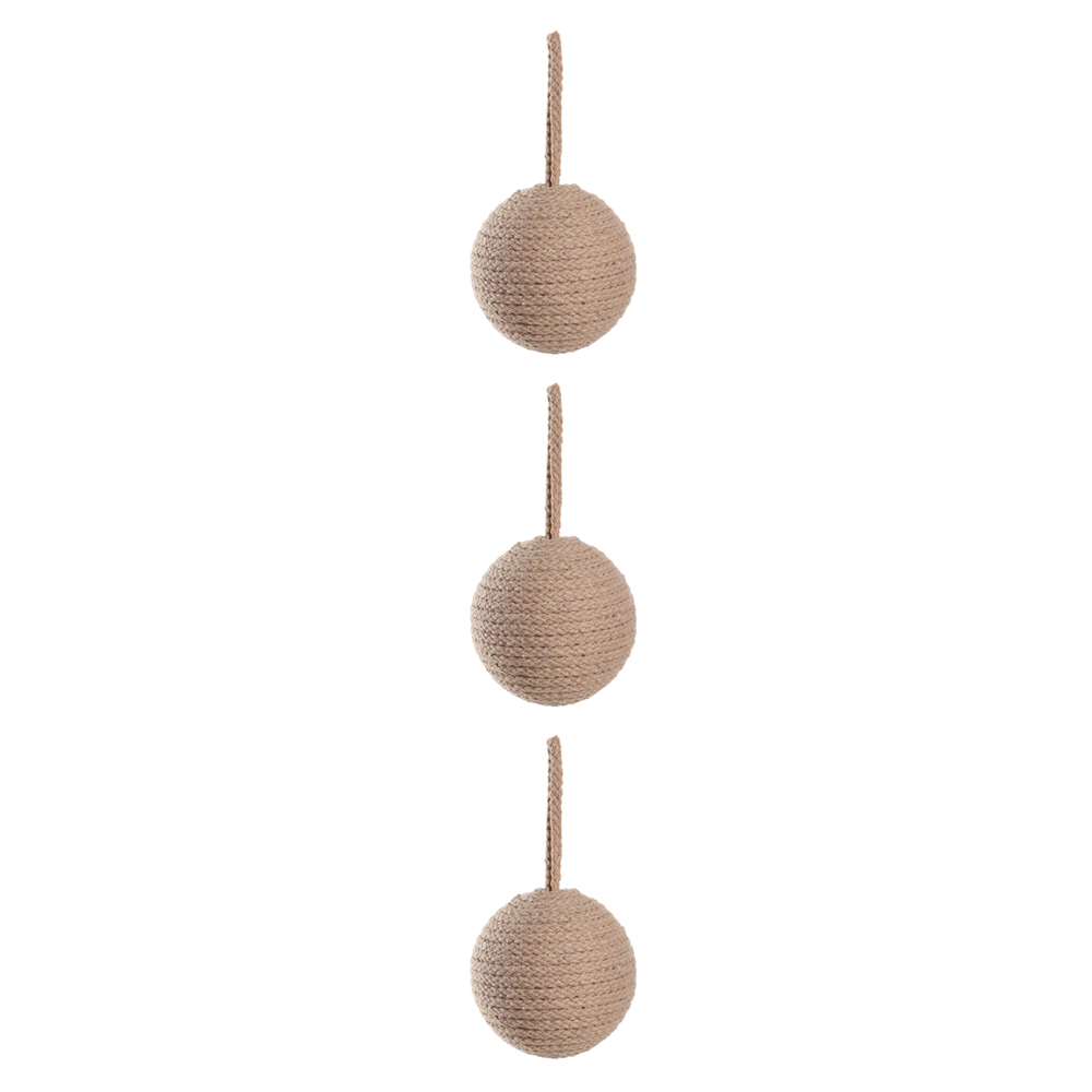 BOLAS DECORADAS NATAL C/3 (bege) 8D