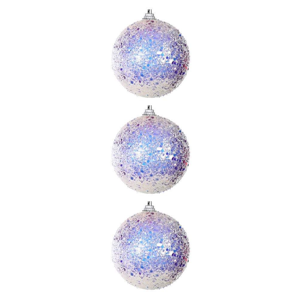 BOLAS DECORADAS NATAL C/3 (iridescente azul) 8D