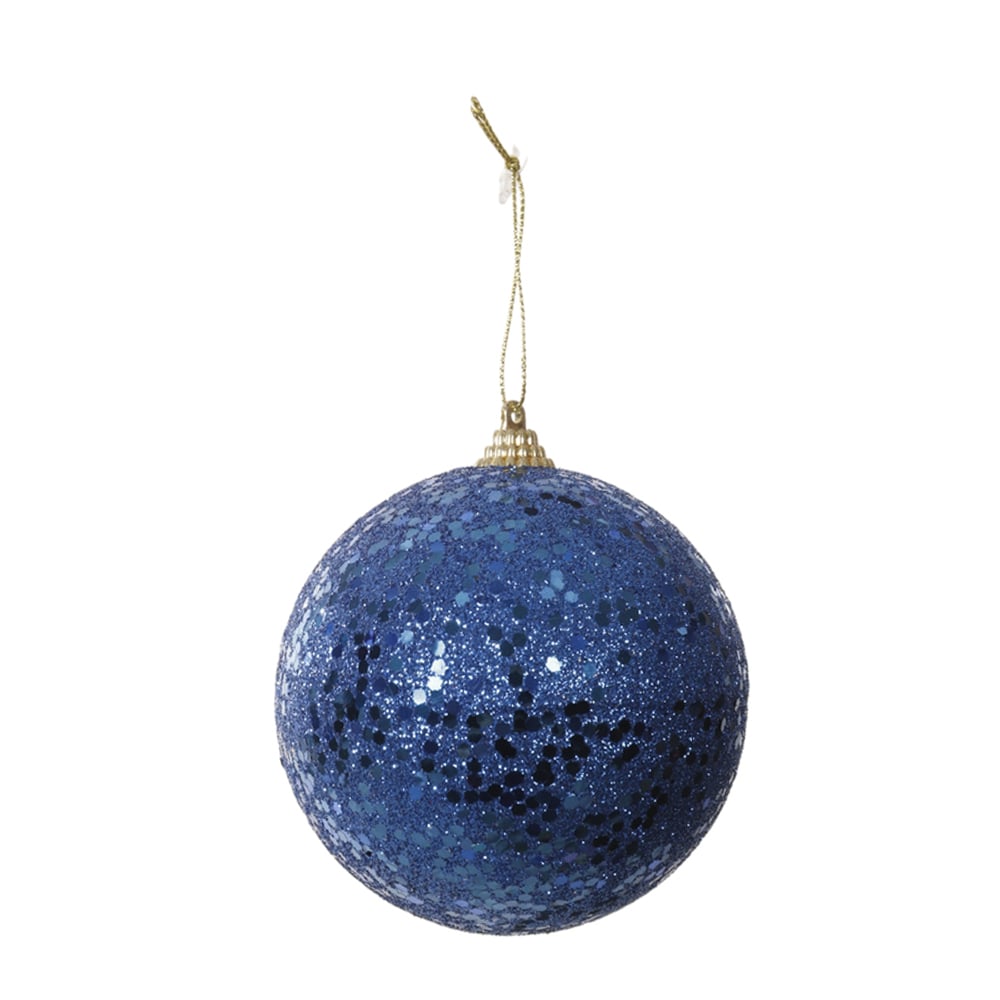 BOLAS DECORADAS NATAL (AZUL) 10D