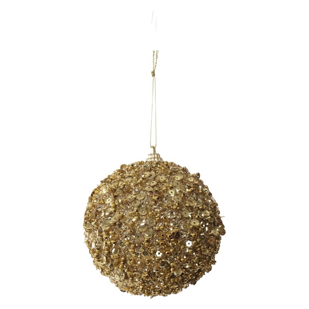 BOLAS DECORADAS NATAL C/2 PVC (DOURADO) 10D