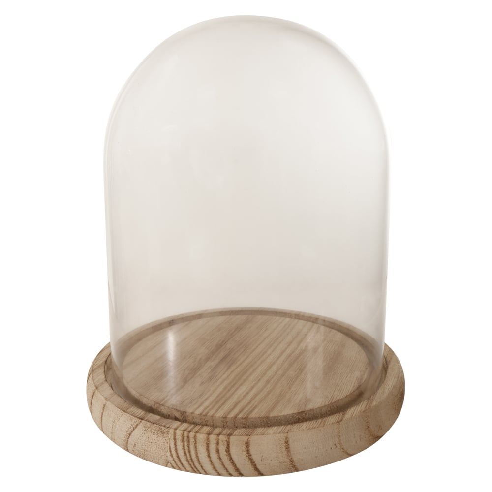 NATAL CUPULA  DECORATIVA 15cm (TRANSPARENTE) 12D