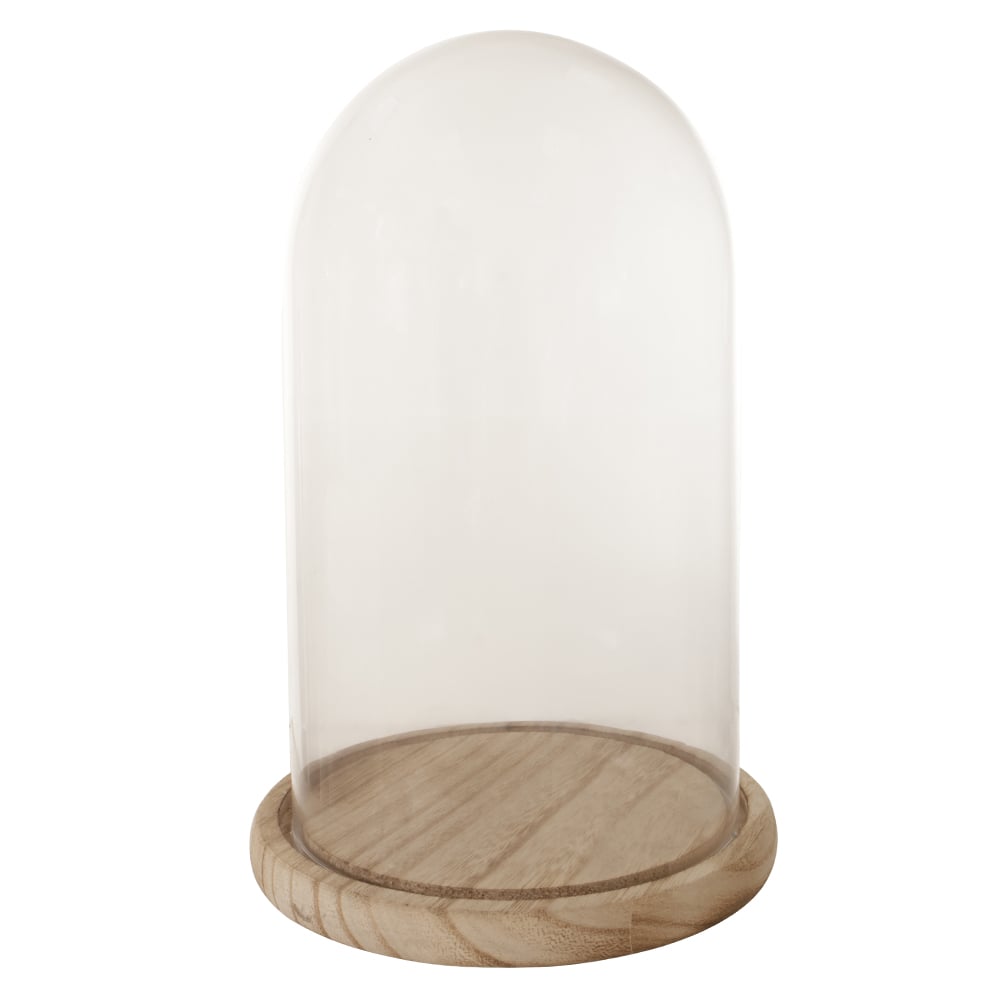 NATAL CUPULA  DECORATIVA 25cm (TRANSPARENTE) 15D