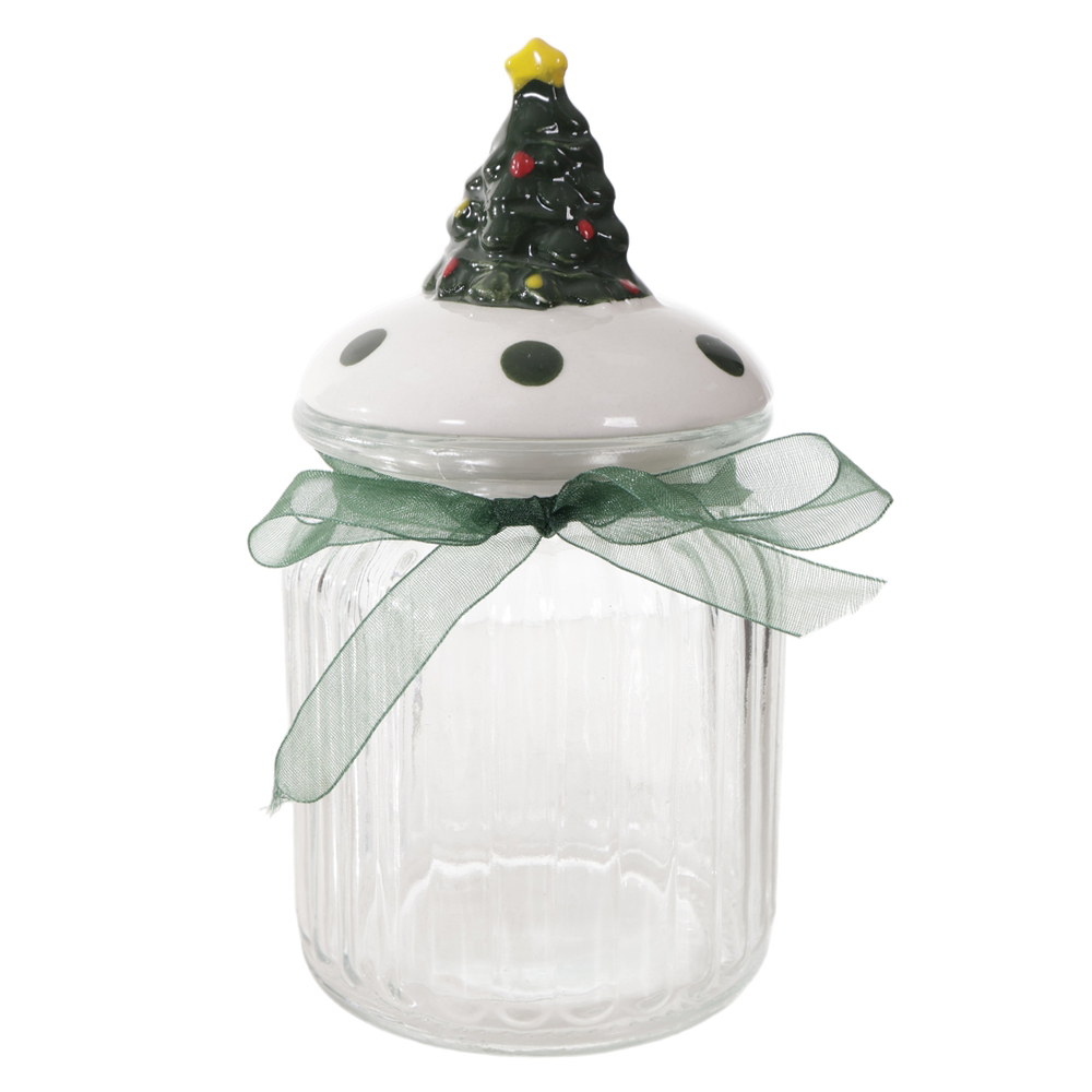 POTE VIDRO 300ml (VERDE) 15X7,5cm