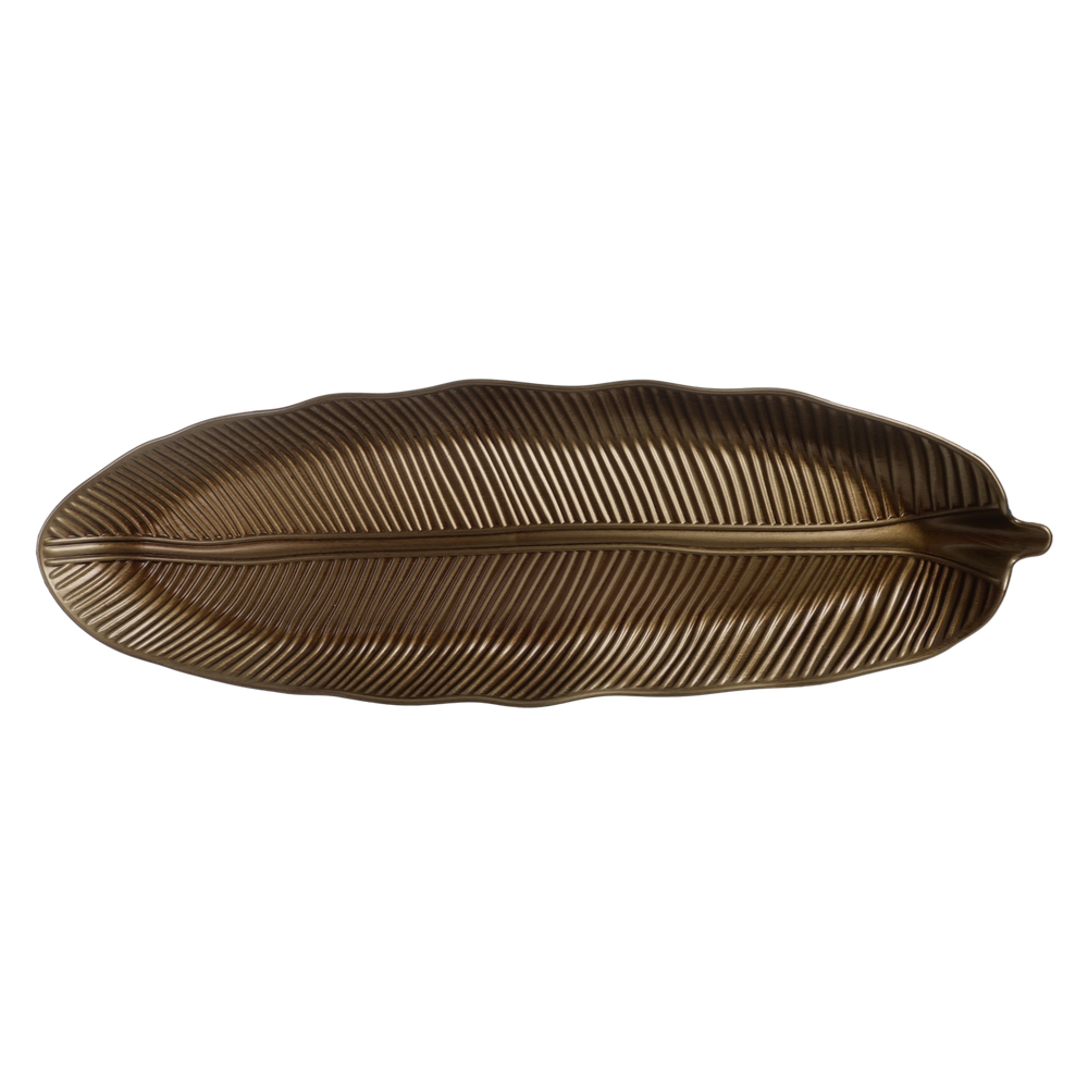 TRAVESSA PLASTICO. (DOURADO) 3,5X16X50cm