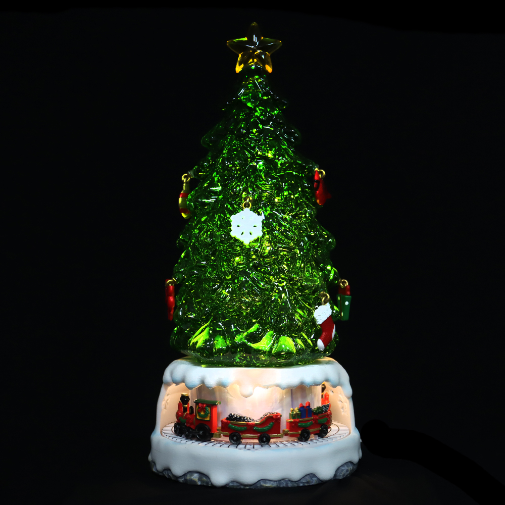 NATAL ARVORE  DECORATIVA C/LED 33,66X15,24X15,88cm (COLORIDO)