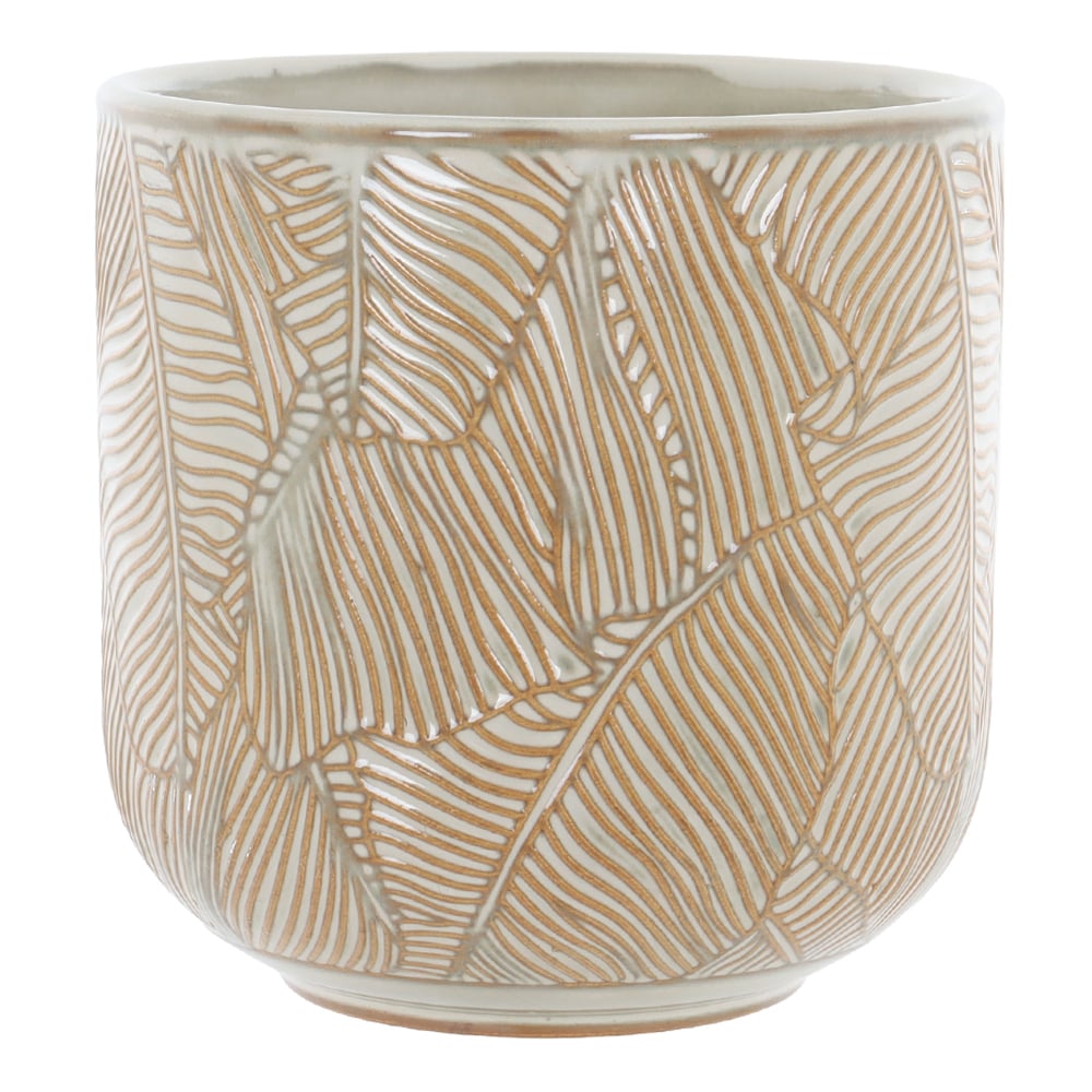 VASO CERAMICA (BEGE) 12cm