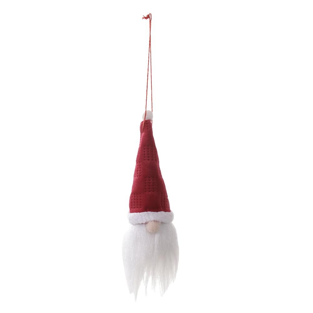 ENFEITE PENDENTE NOEL NATAL (VERMELHO) 12cm