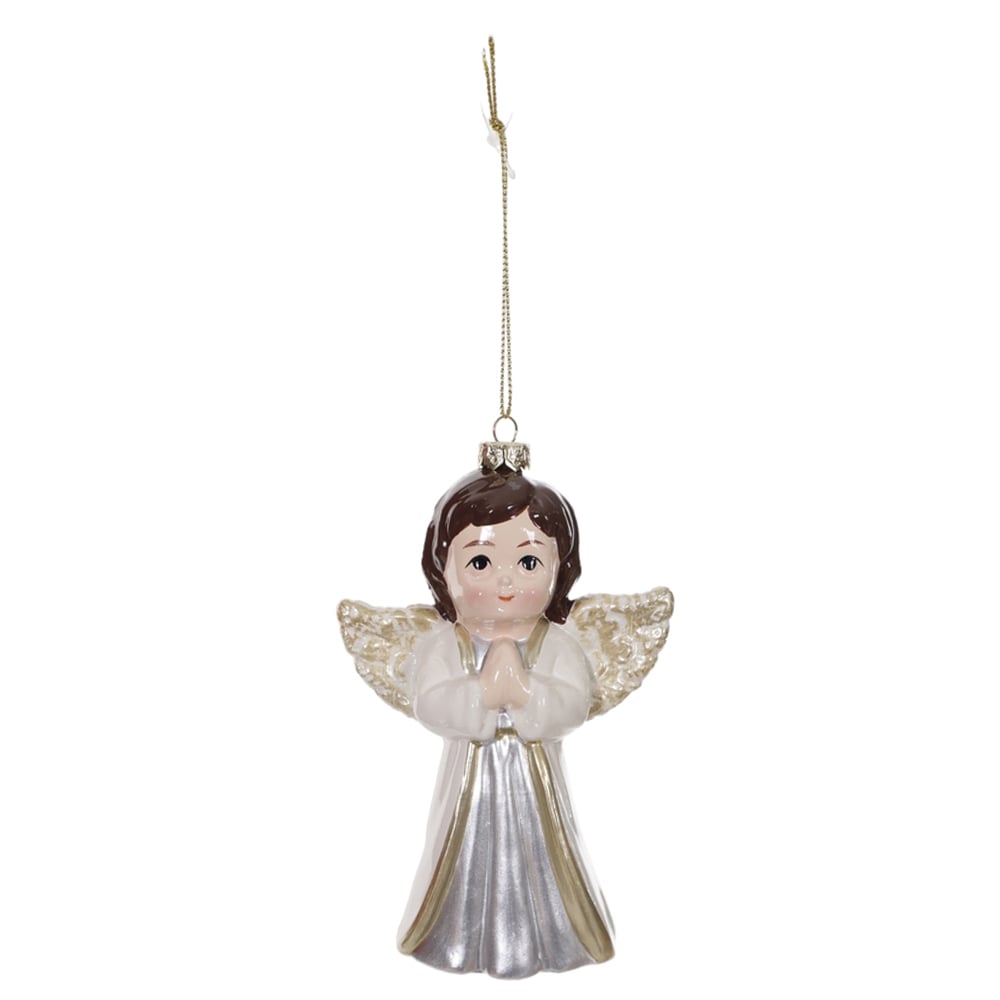 ENFEITE ANJO NATAL (DOURADO) 11,5X4,2X6,3cm