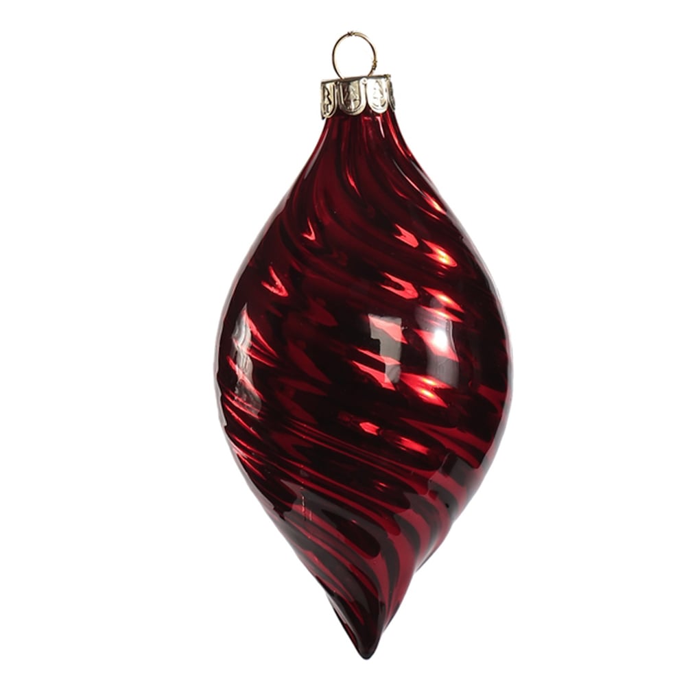 ENFEITE PENDENTE NATAL (VERMELHO) 13X6cm