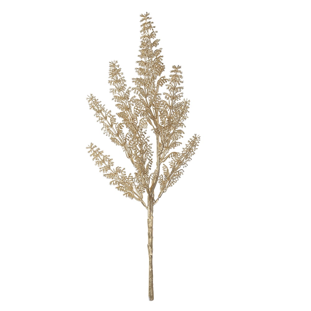 C.FOLHA NATAL MATTE (DOURADO) 44cm