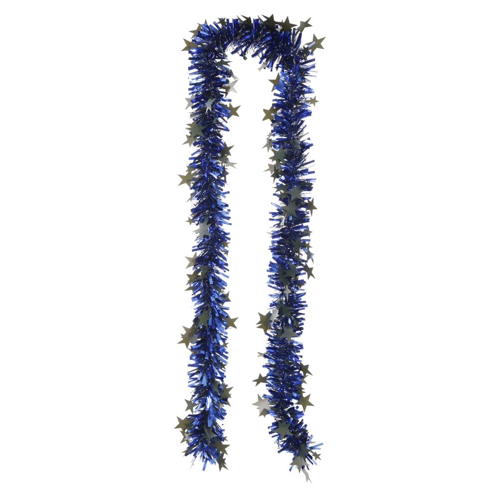 FESTAO FITA DECORADO ESTRELA (AZUL VERDE) 2mX9cm