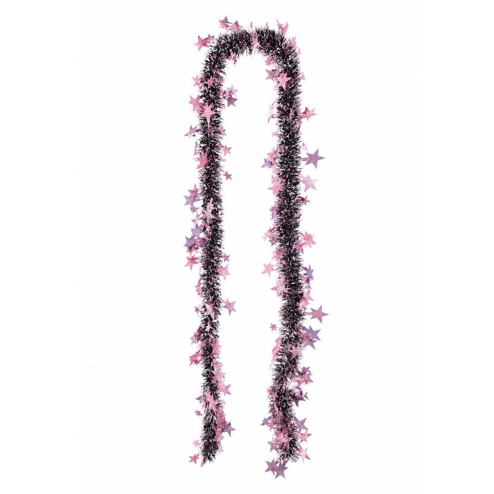 FESTAO FITA DECORADO ESTRELA FOSCO (ROSA VERDE BRANCO) 2mX7cm