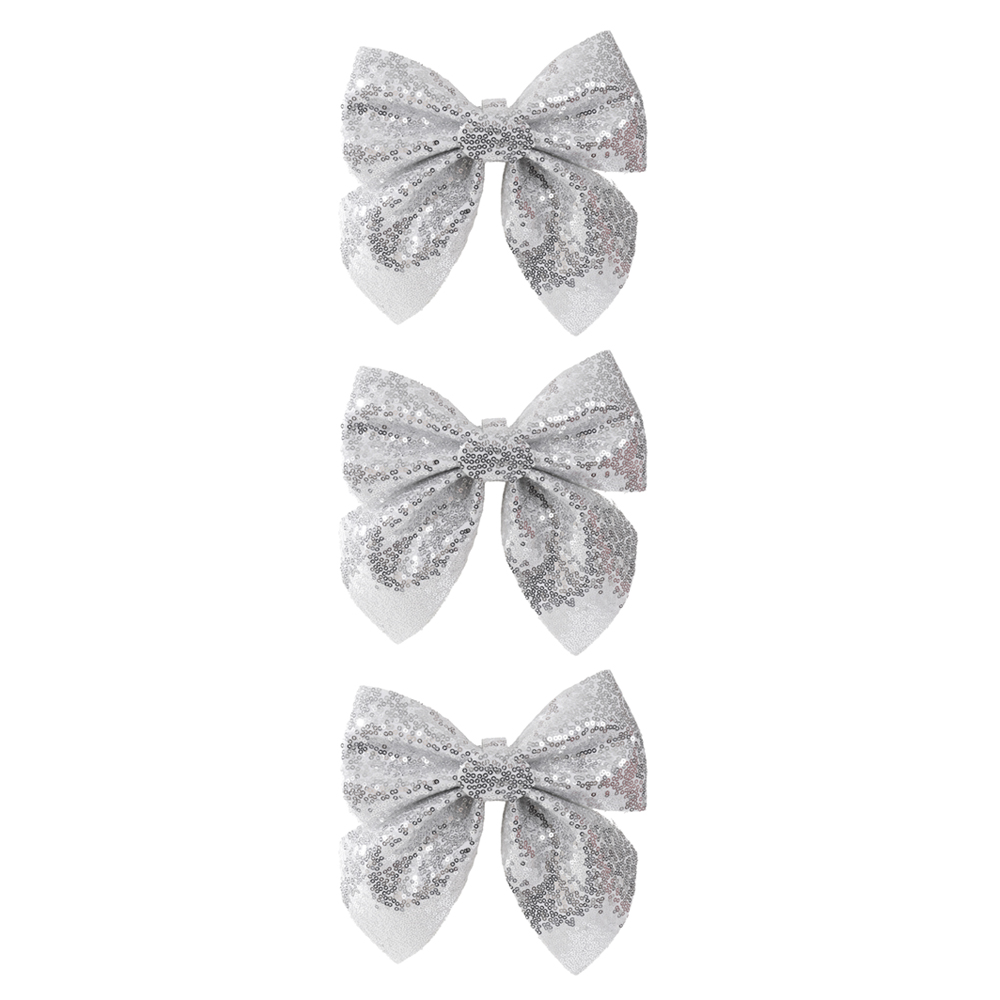 ENFEITE KIT LACO NATAL C/3 (Prata) 12X1X9,5cm