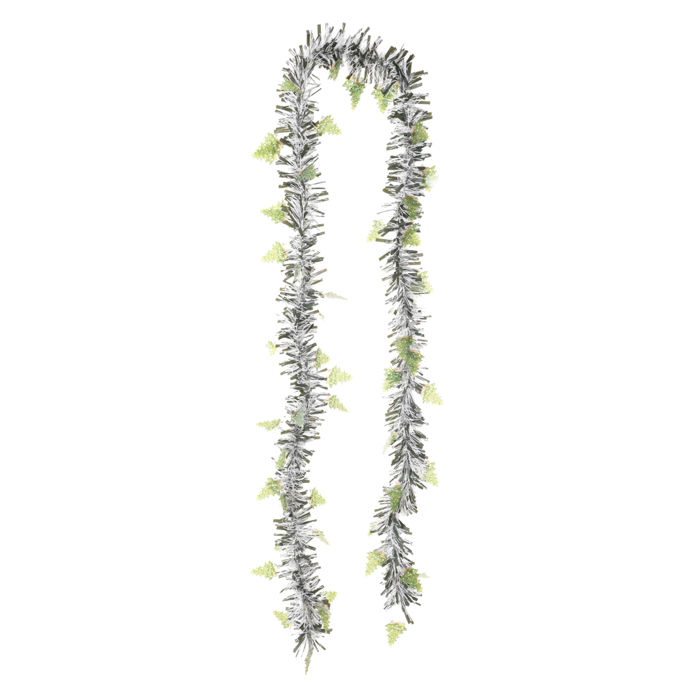 FESTAO FITA DECORADO ARVORE (VERDE BRANCO) 2mX7cm