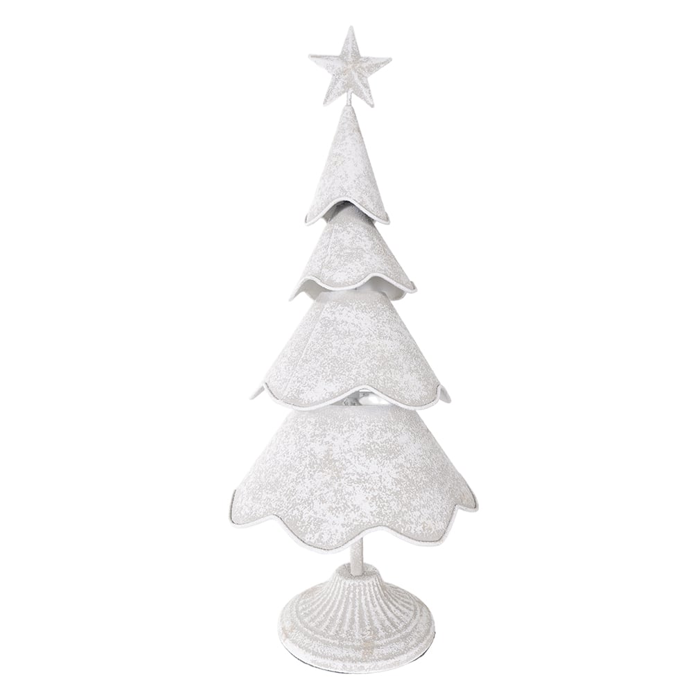 NATAL ARVORE  DECORATIVA 66,5X27X27cm (BRANCO)