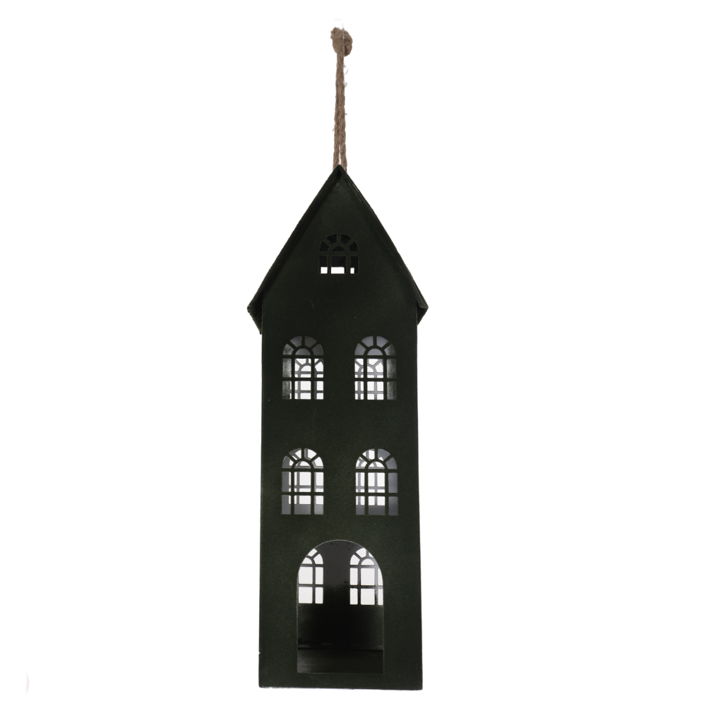 NATAL CASA  DECORATIVA 53X17,5X18,5cm (VERDE)