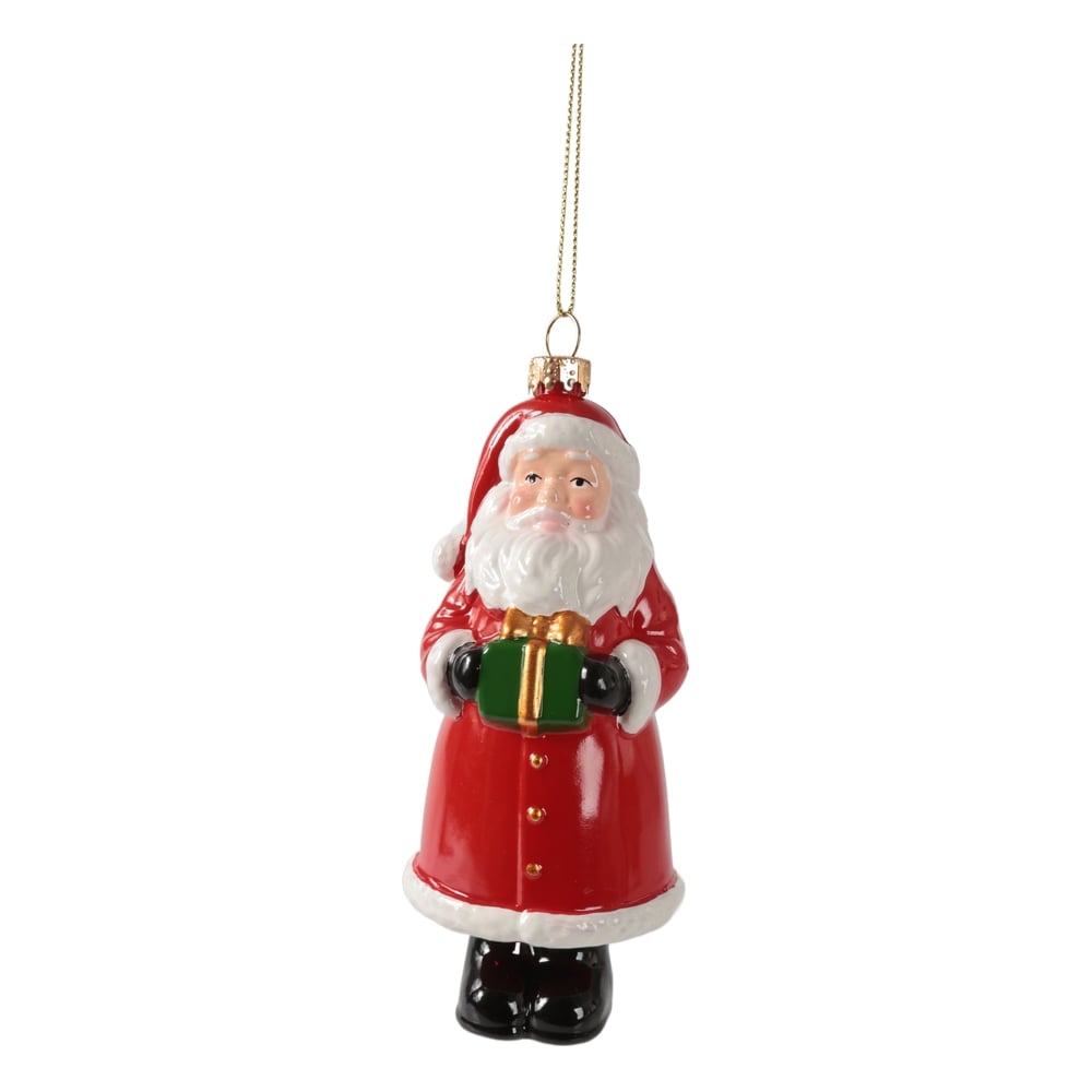 ENFEITE NOEL NATAL (VERMELHO BRANCO) 5,9X13,7X5,5cm