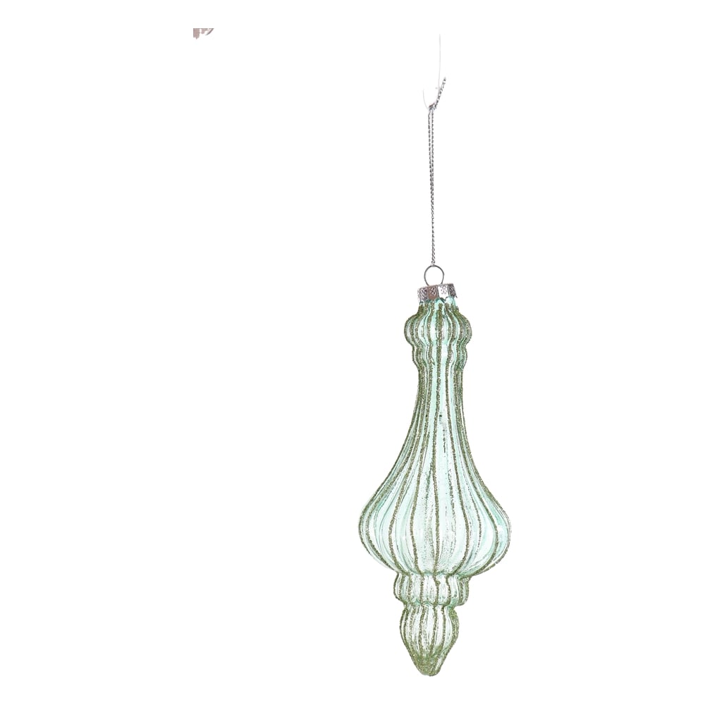 ENFEITE PENDENTE (VERDE) 16,5X6,5X6,5cm 6,5D