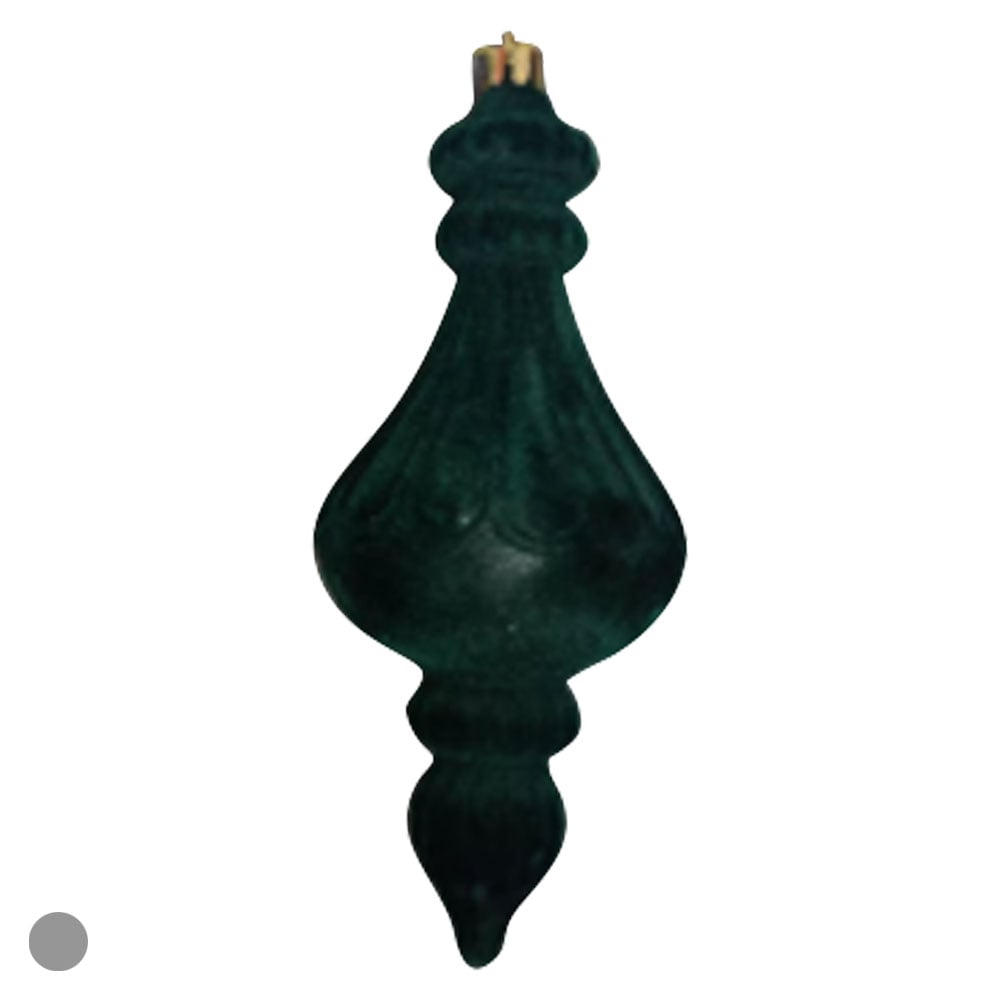 ENFEITE PENDENTE NATAL (VERDE ESCURO) 16X6X6cm
