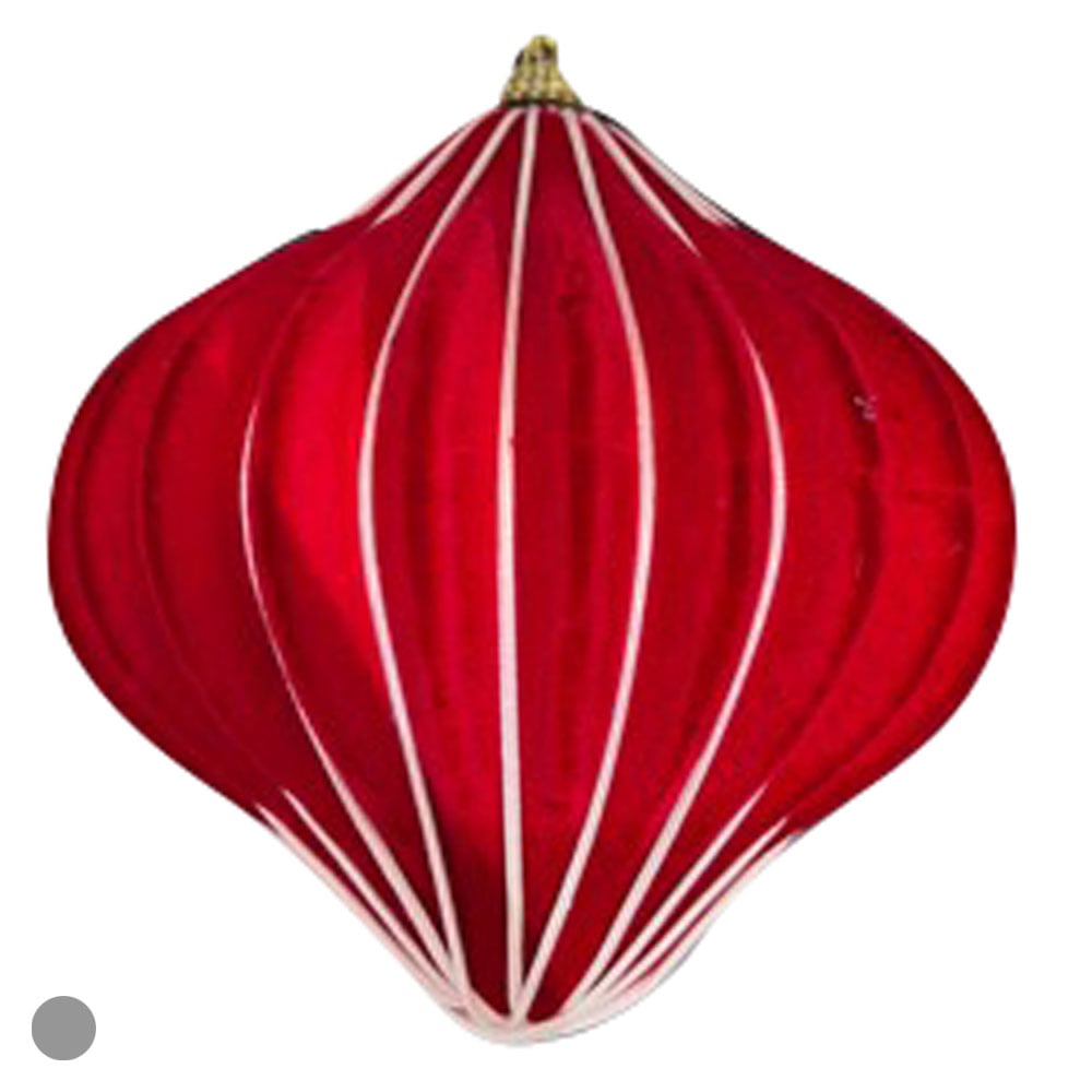 ENFEITE PENDENTE NATAL (VERMELHO) 12D